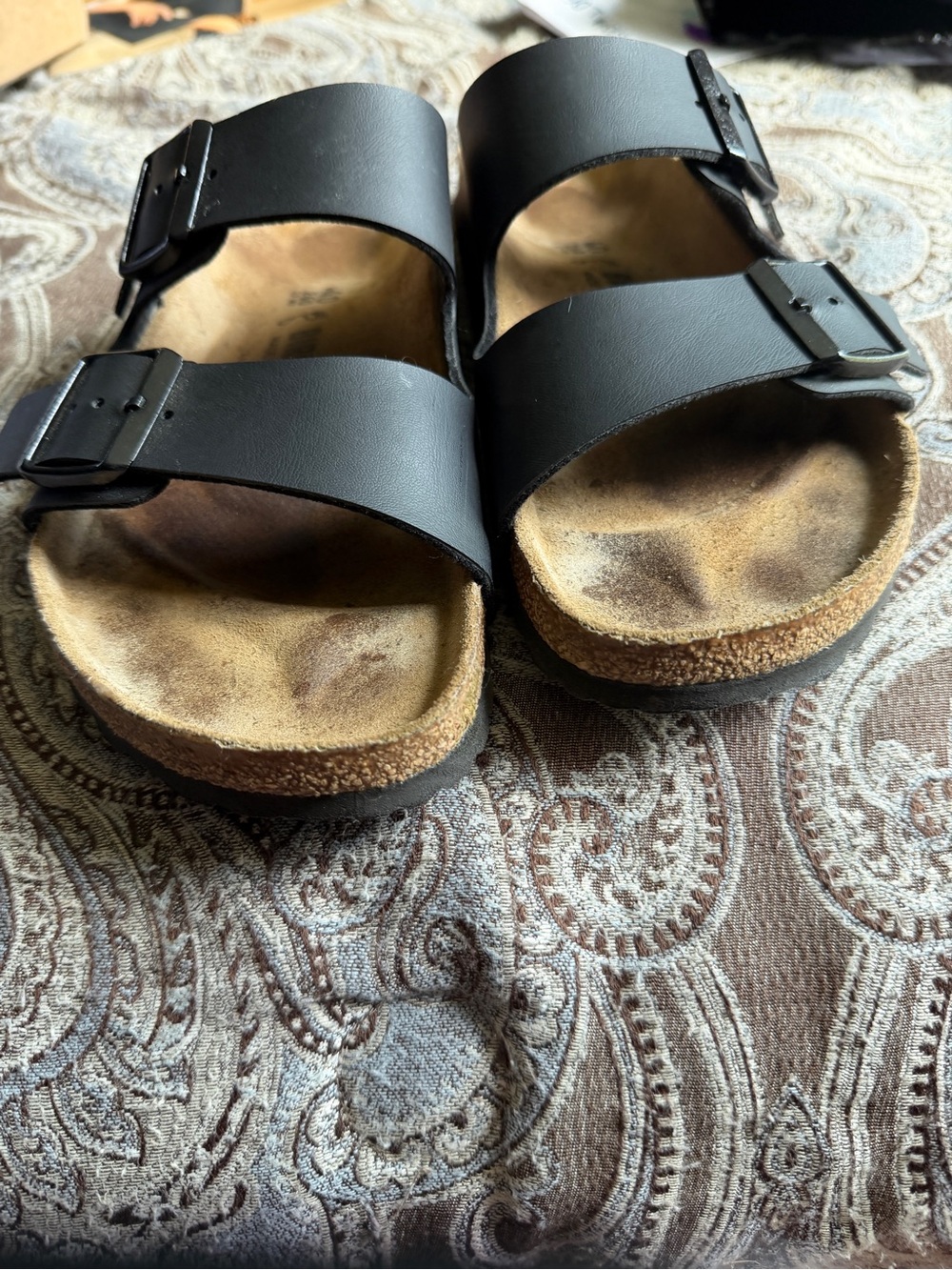 Birkenstock Black Double Buckle Sandals - Picture 8 of 8